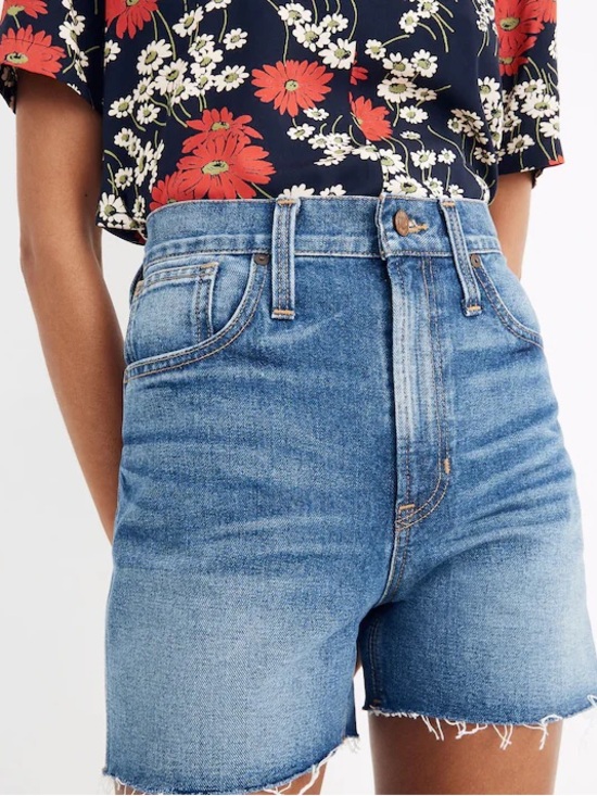Madewell Pants - Madewell The Perfect Jean short in Ullman wash